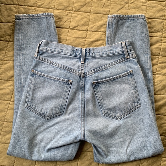 Agolde Riley High Rise Straight Crop - Picture 4 of 6